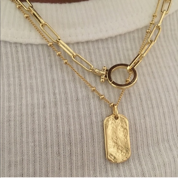 Gorjana Jewelry - Gorjana griffin dog tag necklace